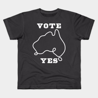 Vote yes design Kids T-Shirt
